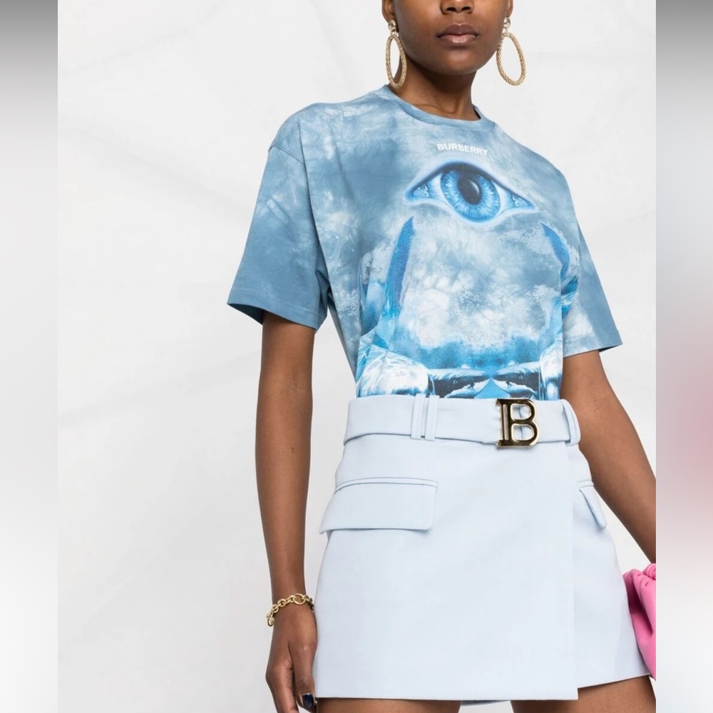 Balmain Short Wool Low-Rise Skirt